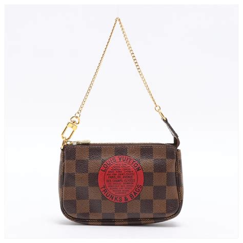 louis vuitton mini pochette accessoires damier edition limitee 24301|Mini Pochette Accessoires Damier Ebene .